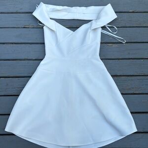 BCBG off the shoulder dress